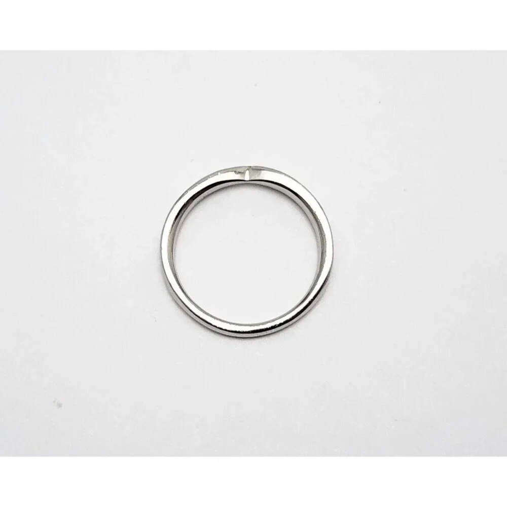 Tiffany & Co Harmony Platinum Diamond 1.8mm Wedding Band Ring - Size 4.25